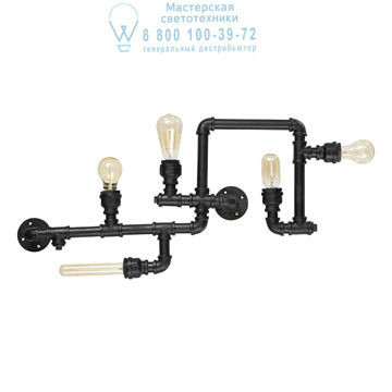 Ideal Lux 136707 PLUMBER PL5 потолочный светильник черный Ideal Lux 136707 PLUMBER PL5 потолочный светильник черный