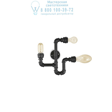 Ideal Lux 142517 PLUMBER AP3 накладной светильник черный