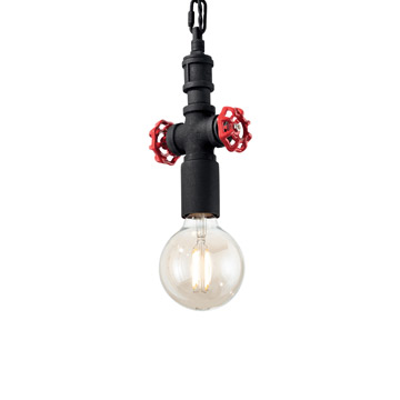 Ideal Lux 155906 PLUMBER SP1 NERO подвесной светильник черный