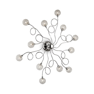 Ideal Lux 074641 PON PON PL12 потолочный светильник хром Ideal Lux 074641 PON PON PL12 потолочный светильник хром