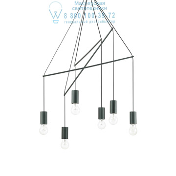 Ideal Lux 158815 POP SP6 NERO подвесной светильник черный Ideal Lux 158815 POP SP6 NERO подвесной светильник черный