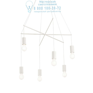 Ideal Lux 186795 POP SP6 BIANCO подвесной светильник белый Ideal Lux 186795 POP SP6 BIANCO подвесной светильник белый