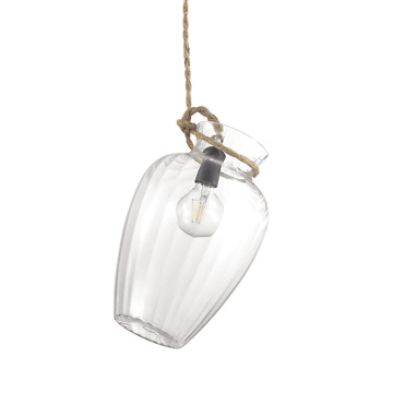 Ideal Lux 158709 POTTY-1 SP1 подвесной светильник прозрачный Ideal Lux 158709 POTTY-1 SP1 подвесной светильник прозрачный