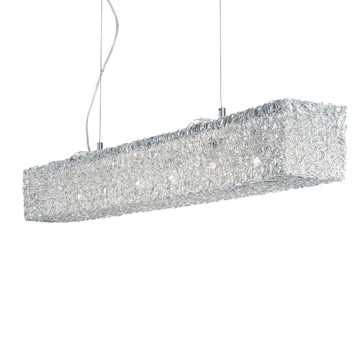 Ideal Lux 062501 QUADRO SP6 подвесной светильник алюминий Ideal Lux 062501 QUADRO SP6 подвесной светильник алюминий