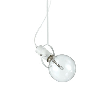 Ideal Lux 122847 RADIO SP1 BIANCO подвесной светильник белый Ideal Lux 122847 RADIO SP1 BIANCO подвесной светильник белый