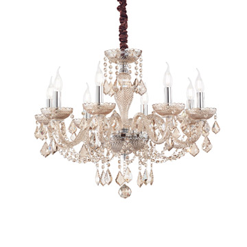 Ideal Lux 166889 ROSE SP8 подвесной светильник янтарный