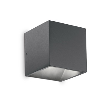 Ideal Lux 149738 RUBIK AP1 ANTRACITE уличный накладной светильник Ideal Lux 149738 RUBIK AP1 ANTRACITE уличный накладной светильник
