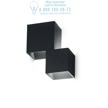 Ideal Lux 180045 RUBIK AP2 NERO уличный накладной светильник черный Ideal Lux 180045 RUBIK AP2 NERO уличный накладной светильник черный