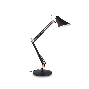 Ideal Lux 061160 SALLY TL1 NERO настольная лампа черный Ideal Lux 061160 SALLY TL1 NERO настольная лампа черный