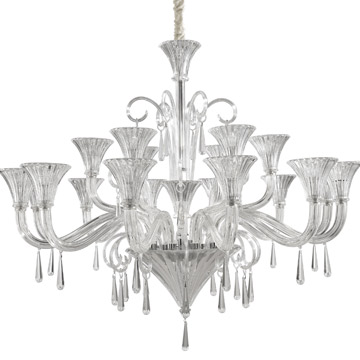 Ideal Lux 142227 SANTA SP18 подвесной светильник прозрачный Ideal Lux 142227 SANTA SP18 подвесной светильник прозрачный