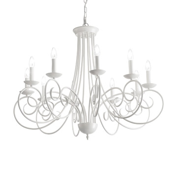 Ideal Lux 100432 SEM SP10 подвесной светильник белый