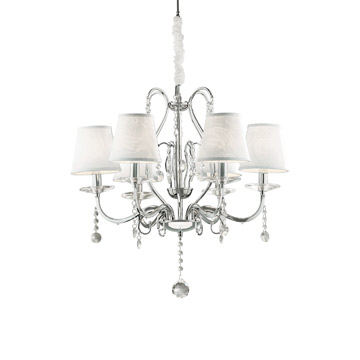 Ideal Lux 032597 SENIX SP6 подвесной светильник хром