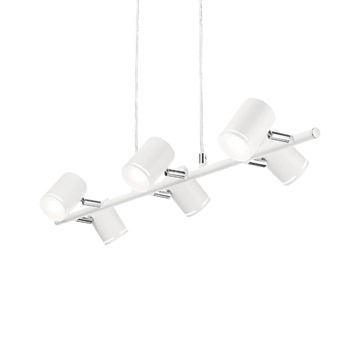 Ideal Lux 186825 SHOTS SP6 BIANCO подвесной светильник белый Ideal Lux 186825 SHOTS SP6 BIANCO подвесной светильник белый