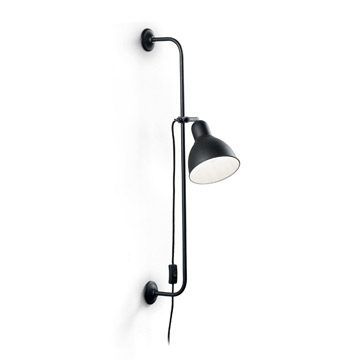 Ideal Lux 179643 SHOWER AP1 NERO накладной светильник черный