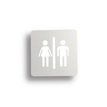 Ideal Lux 122571 SIGN AP80 TOILET накладной светильник белый