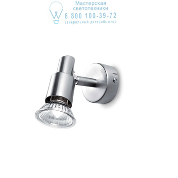 Ideal Lux 018829 SLEM AP1 NICKEL накладной светильник Ideal Lux 018829 SLEM AP1 NICKEL накладной светильник