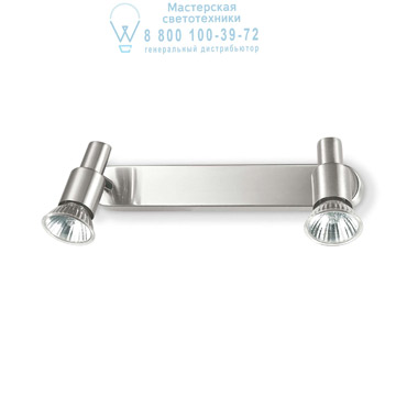 Ideal Lux 018836 SLEM AP2 NICKEL накладной светильник Ideal Lux 018836 SLEM AP2 NICKEL накладной светильник