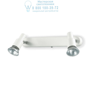 Ideal Lux 142081 SLEM AP2 BIANCO накладной светильник белый Ideal Lux 142081 SLEM AP2 BIANCO накладной светильник белый