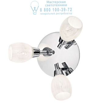 Ideal Lux 075075 SOFFIO AP3 накладной светильник хром Ideal Lux 075075 SOFFIO AP3 накладной светильник хром