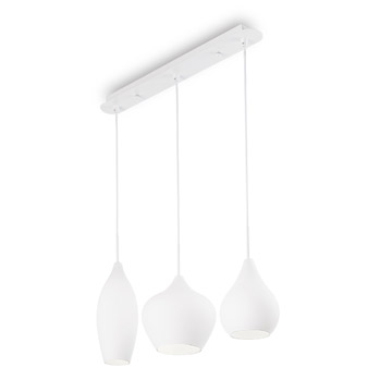 Ideal Lux 111858 SOFT SP3 BIANCO подвесной светильник белый Ideal Lux 111858 SOFT SP3 BIANCO подвесной светильник белый