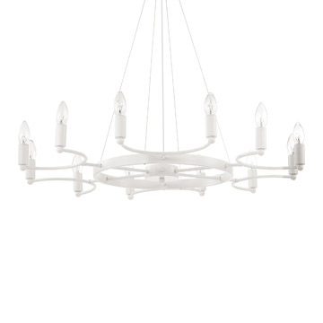 Ideal Lux 165080 SPACE SP12 BIANCO подвесной светильник белый