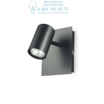 Ideal Lux 115481 SPOT AP1 NERO накладной светильник черный Ideal Lux 115481 SPOT AP1 NERO накладной светильник черный