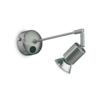 Ideal Lux 013183 STRALE AP1 NICKEL накладной светильник Ideal Lux 013183 STRALE AP1 NICKEL накладной светильник