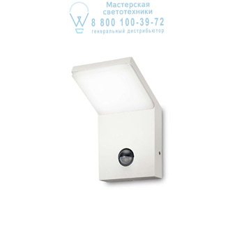 Ideal Lux 209852 STYLE AP1 SENSOR BIANCO уличный накладной светильник белый Ideal Lux 209852 STYLE AP1 SENSOR BIANCO уличный накладной светильник белый