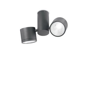Ideal Lux 161846 SUNGLASSES PL2 ANTRACITE уличный потолочный светильник Ideal Lux 161846 SUNGLASSES PL2 ANTRACITE уличный потолочный светильник