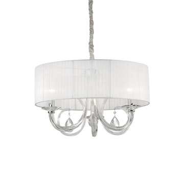 Ideal Lux 035840 SWAN SP3 подвесной светильник белый Ideal Lux 035840 SWAN SP3 подвесной светильник белый