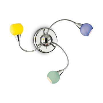 Ideal Lux 006543 TENDER PL3 COLOR потолочный светильник Ideal Lux 006543 TENDER PL3 COLOR потолочный светильник