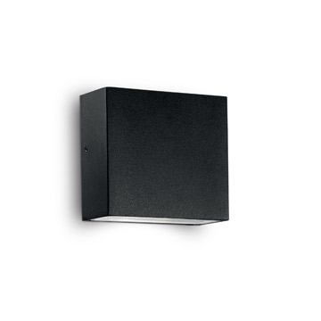 Ideal Lux 113746 TETRIS-1 AP1 NERO уличный накладной светильник черный Ideal Lux 113746 TETRIS-1 AP1 NERO уличный накладной светильник черный