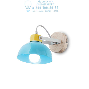 Ideal Lux 157139 TITTI AP1 AZZURRO накладной светильник Ideal Lux 157139 TITTI AP1 AZZURRO накладной светильник