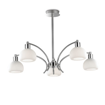 Ideal Lux 068459 TOKYO SP5 подвесной светильник хром Ideal Lux 068459 TOKYO SP5 подвесной светильник хром