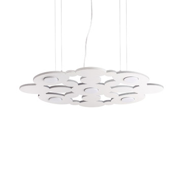 Ideal Lux 195285 TORONTO SP5 BIANCO подвесной светильник белый Ideal Lux 195285 TORONTO SP5 BIANCO подвесной светильник белый
