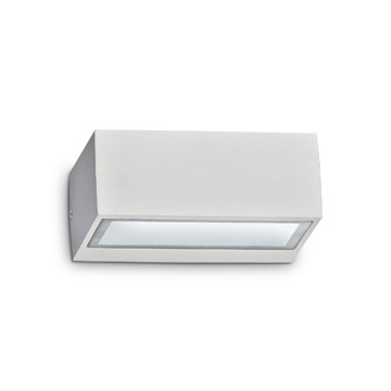 Ideal Lux 115351 TWIN AP1 BIANCO уличный накладной светильник белый Ideal Lux 115351 TWIN AP1 BIANCO уличный накладной светильник белый