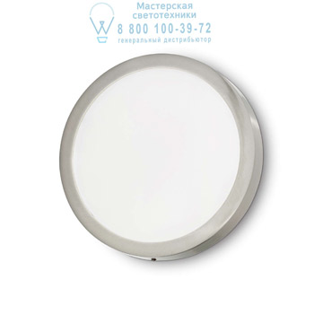 Ideal Lux 141480 UNIVERSAL AP1 24W ROUND NICKEL накладной светильник 