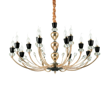 Ideal Lux 206639 VANITY SP15 подвесной светильник черный Ideal Lux 206639 VANITY SP15 подвесной светильник черный