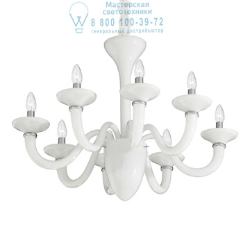 Ideal Lux 019390 WHITE LADY SP8 BIANCO подвесной светильник белый Ideal Lux 019390 WHITE LADY SP8 BIANCO подвесной светильник белый
