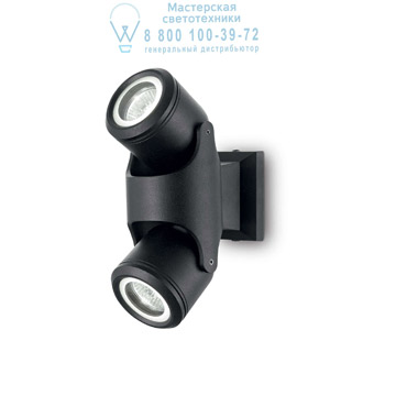 Ideal Lux 129501 XENO AP2 NERO уличный накладной светильник черный Ideal Lux 129501 XENO AP2 NERO уличный накладной светильник черный