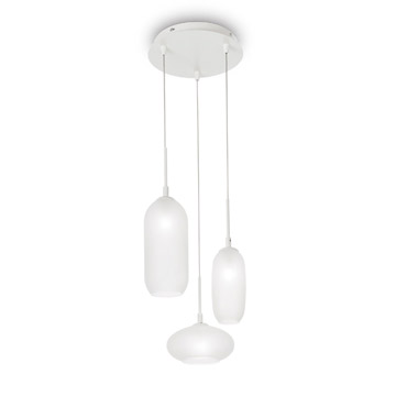 Ideal Lux 172996 YOGA SP3 BIANCO подвесной светильник белый Ideal Lux 172996 YOGA SP3 BIANCO подвесной светильник белый