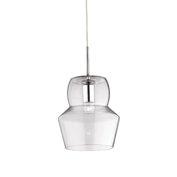 Ideal Lux 088921 ZENO SP1 BIG TRASPARENTE подвесной светильник прозрачный Ideal Lux 088921 ZENO SP1 BIG TRASPARENTE подвесной светильник прозрачный