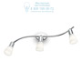 Иконка Ideal Lux 002774 SNAKE AP3 накладной светильник белый