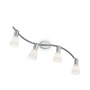 Иконка Ideal Lux 002781 SNAKE PL4 потолочный светильник белый
