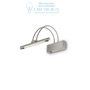 Иконка Ideal Lux 005379 BOW AP36 NICKEL накладной светильник 
