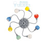 Иконка Ideal Lux 007113 TENDER PL8 COLOR потолочный светильник 
