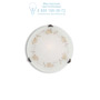 Иконка Ideal Lux 013794 FOGLIA PL1 D30 потолочный светильник янтарный