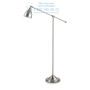 Иконка Ideal Lux 015286 NEWTON PT1 NICKEL торшер 