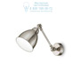Иконка Ideal Lux 016399 NEWTON AP1 NICKEL накладной светильник 