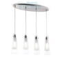 Иконка Ideal Lux 023038 KUKY CLEAR SP4 подвесной светильник прозрачный